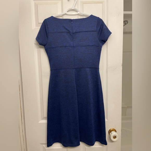 Blue dress. Worn a couple times. Very classy yet business casual. - Picture 2 of 4